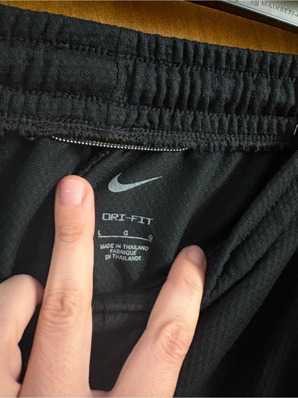 Nike kid’s Black Dri-FIT Athletic Shorts with Logo